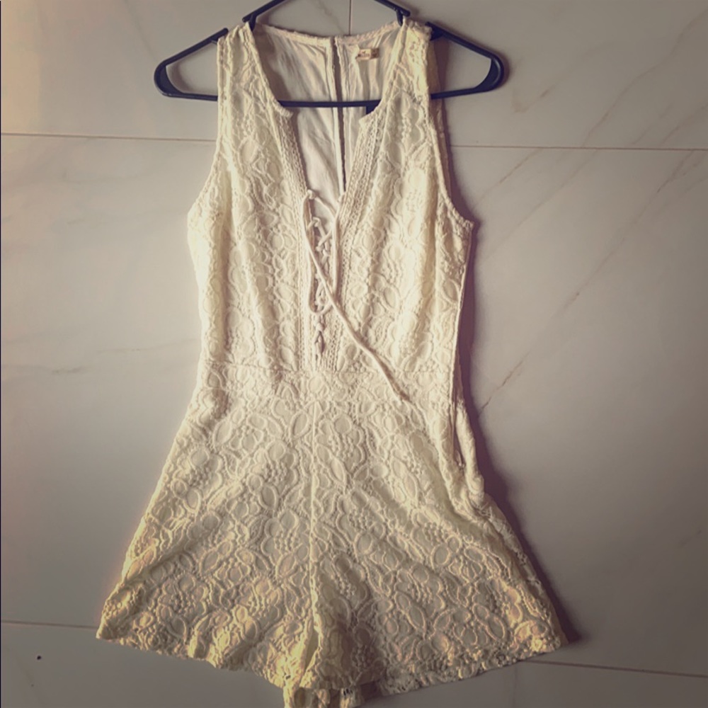 Cream Romper